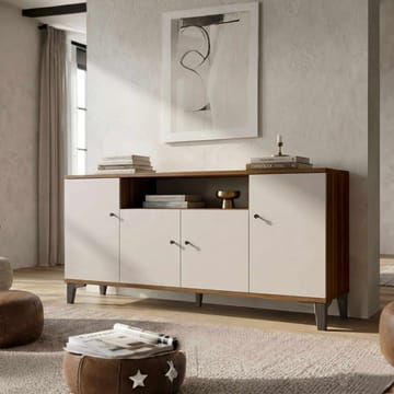 Konsollbord Skye Decor Bren (180 x 85 x 44,5 cm) valnøtt - Valnøtt - Oppbevaring - Oppbevaringsmøbler - Sideboard & skjenker