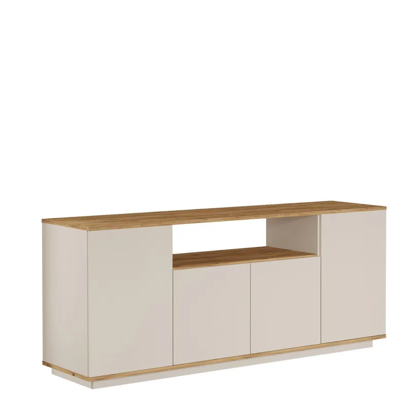 Konsollbord Skye Decor Cleo-hylle (180 x 75 x 44,5 cm) Atlantisk furu kasjmir, Atlantic Pine og Cashmere