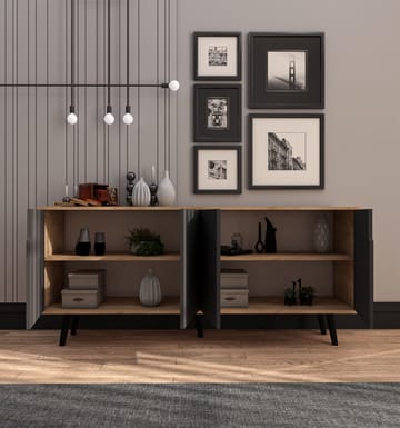 Latinara Konsollbord 180 cm - Sapphire eik/Antrasitt - Oppbevaring - Oppbevaringsmøbler - Sideboard & skjenker