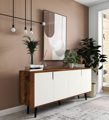 Latinara Konsollbord 180 cm - Valnøtt og hvit - Oppbevaring - Oppbevaringsmøbler - Sideboard & skjenker