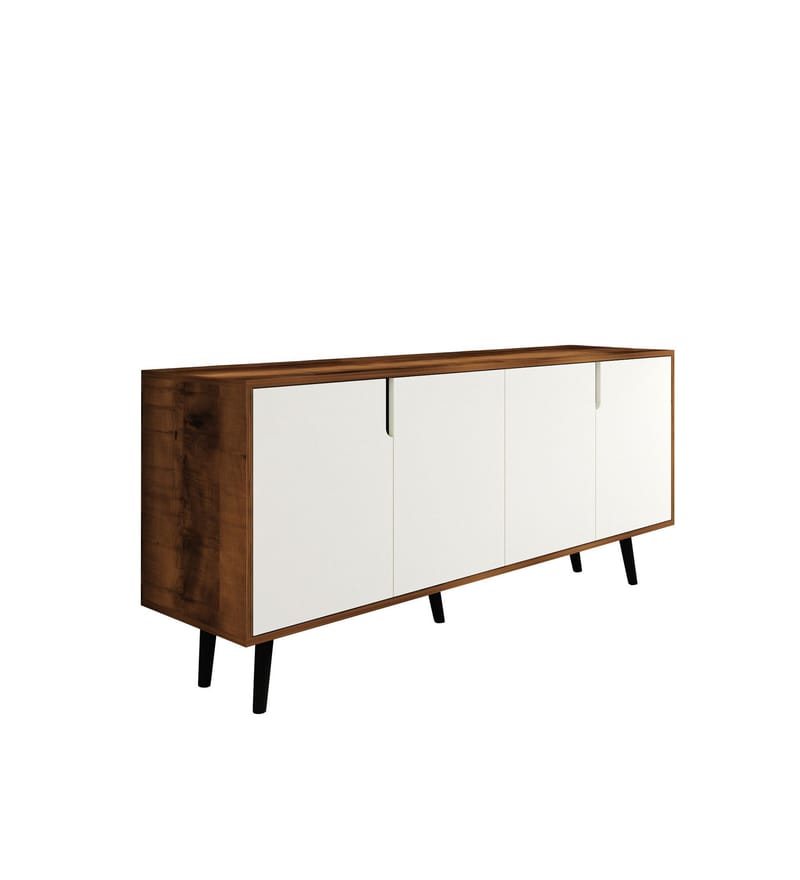 Latinara Konsollbord 180 cm - Valnøtt og hvit - Oppbevaring - Oppbevaringsmøbler - Sideboard & skjenker