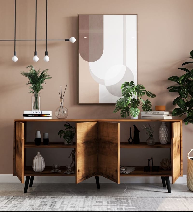 Latinara Konsollbord 180 cm - Valnøtt - Oppbevaring - Oppbevaringsmøbler - Sideboard & skjenker