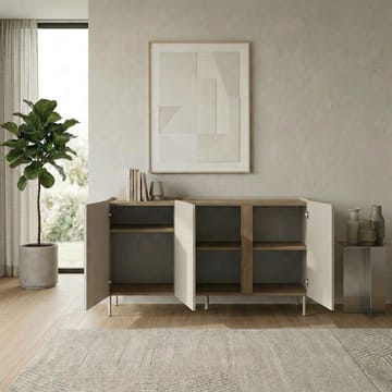Lomar Konsoll 150x82,9x40,5 cm - Sandstein Naturlig eik - Oppbevaring - Oppbevaringsmøbler - Sideboard & skjenker
