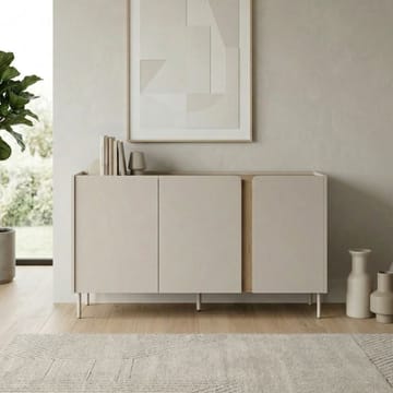 Lomar Konsoll 150x82,9x40,5 cm - Sandstein Naturlig eik - Oppbevaring - Oppbevaringsmøbler - Sideboard & skjenker