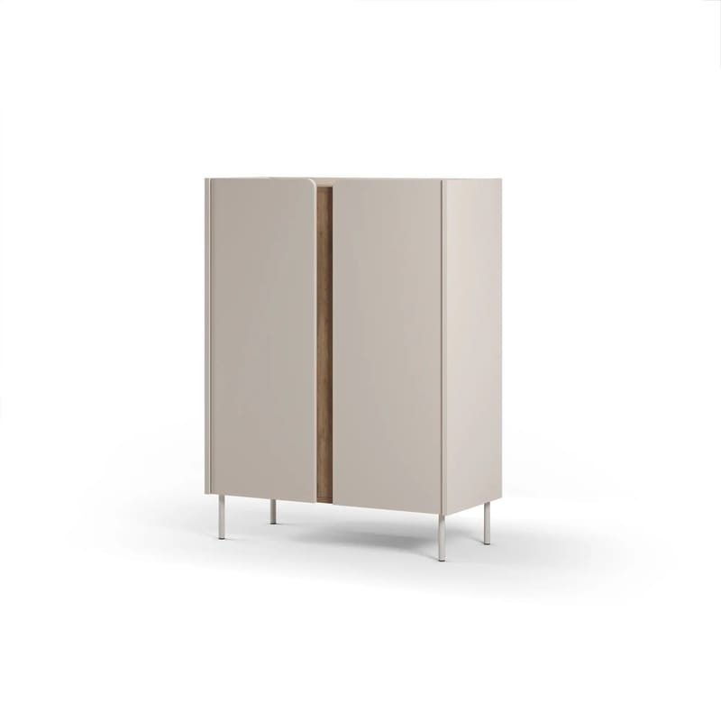 Lomar Skjenk 90x120,4x40,5 cm, Santstone, naturlig eik