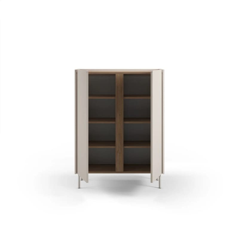 Lomar Skjenk 90x120,4x40,5 cm - Santstone, naturlig eik - Oppbevaring - Oppbevaringsmøbler - Sideboard & skjenker