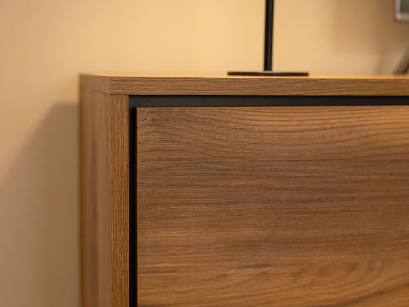 Lorvenn Skjenk 190x40 cm - Brun/Svart - Oppbevaring - Oppbevaringsmøbler - Sideboard & skjenker