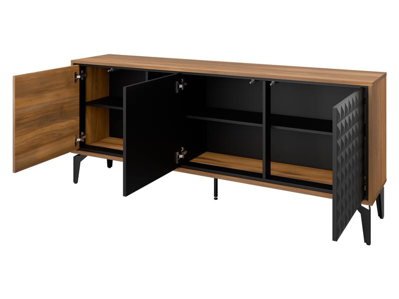 Lorvenn Skjenk 190x40 cm - Brun/Svart - Oppbevaring - Oppbevaringsmøbler - Sideboard & skjenker