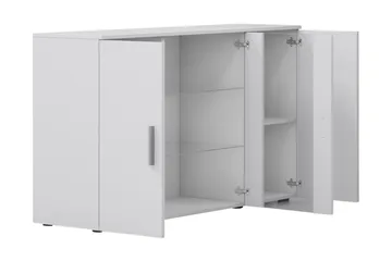 Lyrosen Skjenk 120 cm i Tre med Glassdør - Beige - Oppbevaring - Oppbevaringsmøbler - Sideboard & skjenker