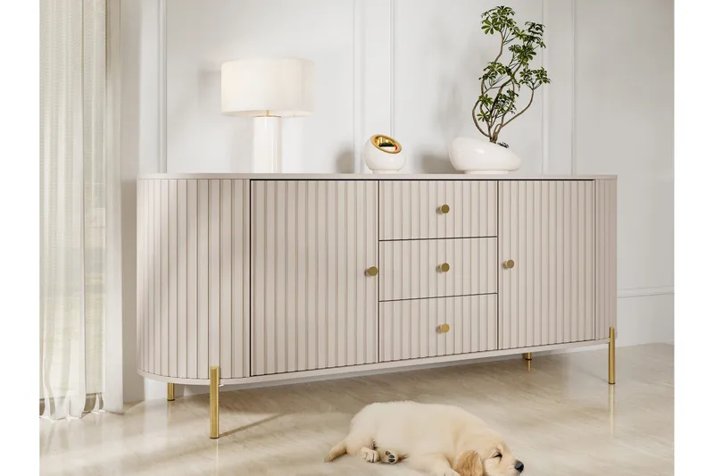 Maggio Skjenk 178x43 cm - Beige - Oppbevaring - Oppbevaringsmøbler - Sideboard & skjenker