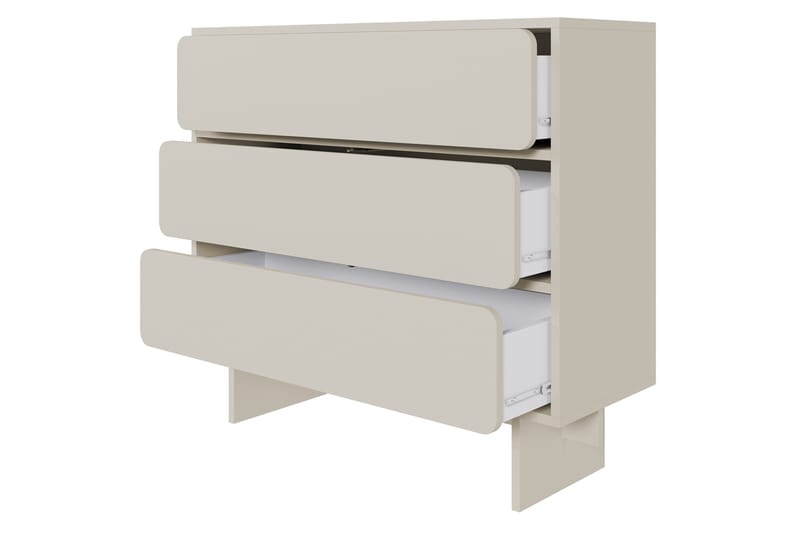 Marinport Kommode 101 cm - Beige - Oppbevaring - Oppbevaringsmøbler - Kommode