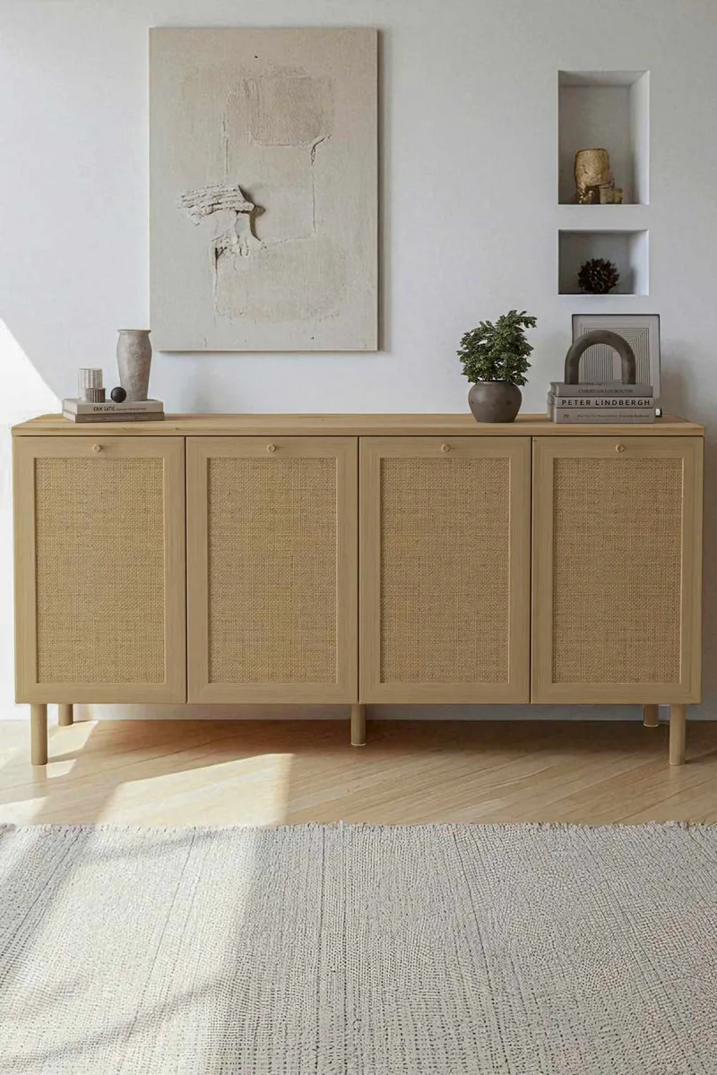 Meyloren skjenk 160 cm - Beige - Oppbevaring - Oppbevaringsmøbler - Sideboard & skjenker
