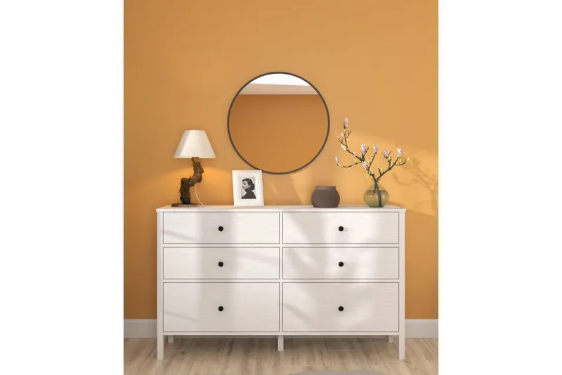 Meyric Hjørnekommode 154 cm - Natur/Hvit - Oppbevaring - Oppbevaringsmøbler - Kommode