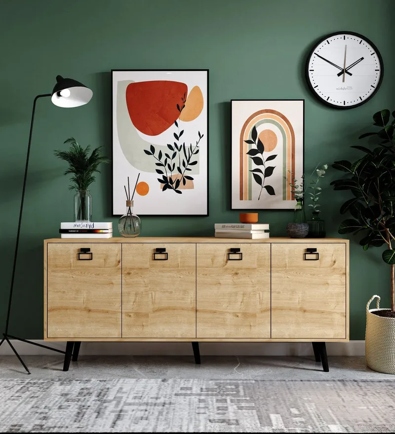 Mivora Konsollbord 180 cm - Sapphire Oak - Oppbevaring - Oppbevaringsmøbler - Sideboard & skjenker