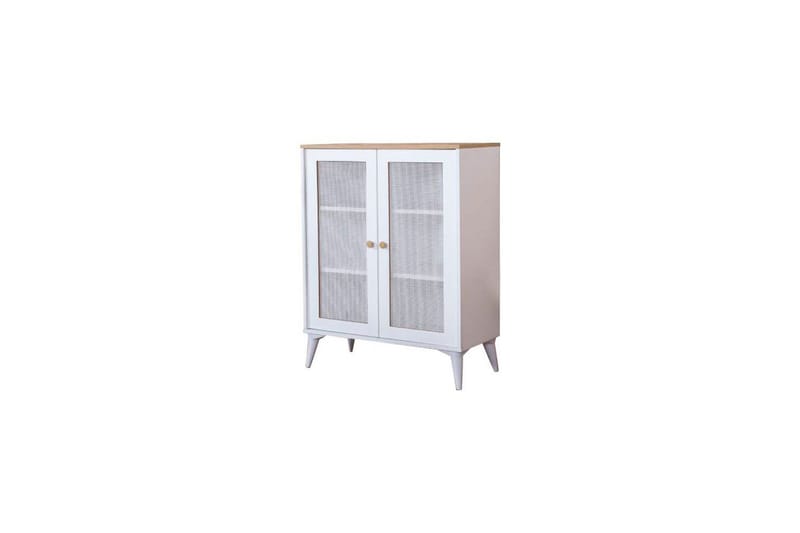 Mjudi Skjenk 90x41 cm - Natur/Hvit - Oppbevaring - Oppbevaringsmøbler - Sideboard & skjenker