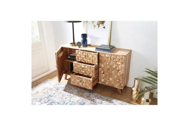Möbler Wohnling Brun - Oppbevaring - Oppbevaringsmøbler - Sideboard & skjenker