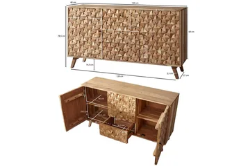 Möbler Wohnling Brun - Oppbevaring - Oppbevaringsmøbler - Sideboard & skjenker