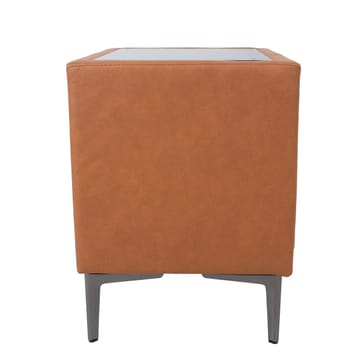 Nattbord HOME4YOU Lena 50,5x41x54 cm cognacbrun - konjakkbrun - Møbler - Bord - Avlastningsbord - Sengebord & nattbord