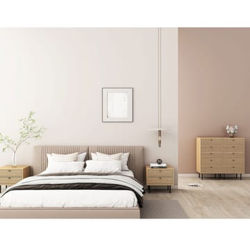 Nightstand HOME4YOU - brun - Møbler - Bord - Avlastningsbord - Sengebord & nattbord