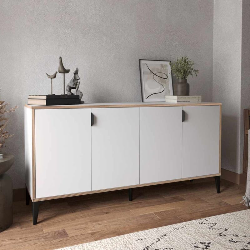 Olyros skjenk 160 cm - Hvit - Oppbevaring - Oppbevaringsmøbler - Sideboard & skjenker
