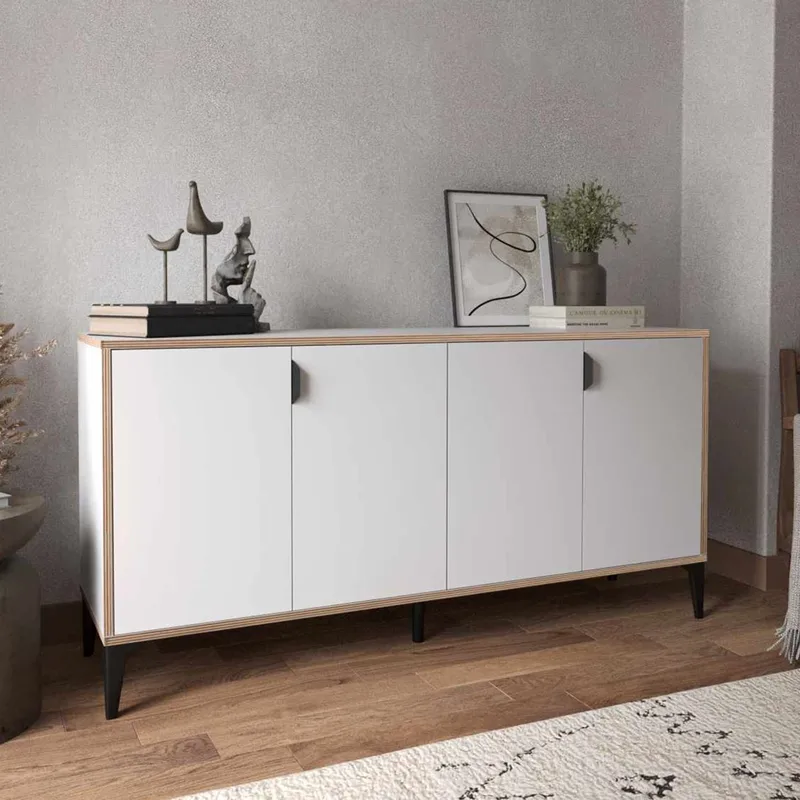 Olyros skjenk 160 cm - Hvit - Oppbevaring - Oppbevaringsmøbler - Sideboard & skjenker