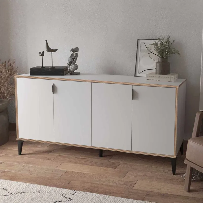 Olyros skjenk 160 cm - Hvit - Oppbevaring - Oppbevaringsmøbler - Sideboard & skjenker