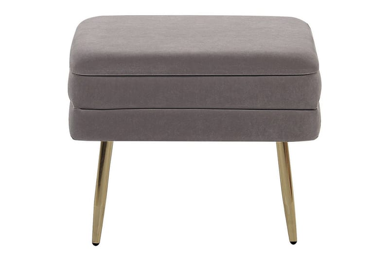 Oppbevaringsbenk Odessa Grå/gull - Grå/gull - Oppbevaring - Oppbevaringsmøbler - Oppbevaringskiste