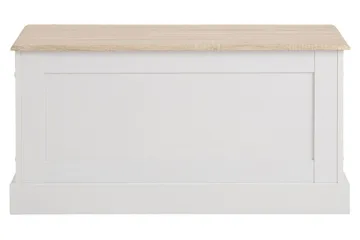 Dareia Kiste 90 cm - Hvit / Brun - Oppbevaring - Oppbevaringsmøbler - Oppbevaringskiste
