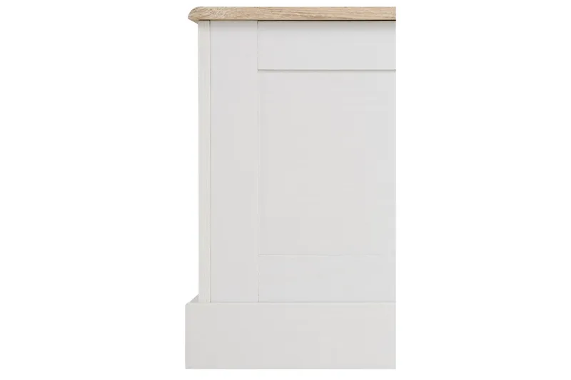 Dareia Kiste 90 cm - Hvit / Brun - Oppbevaring - Oppbevaringsmøbler - Oppbevaringskiste