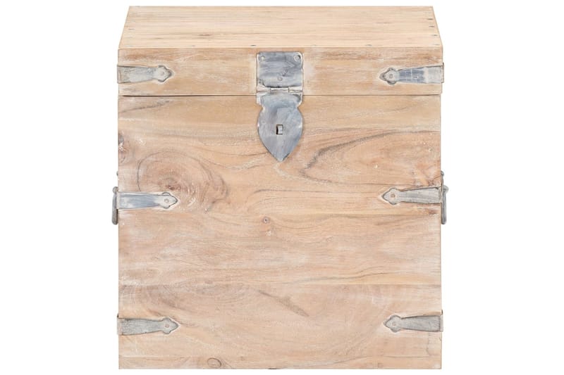Kiste 40x40x40 cm heltre akasie - Oppbevaring - Oppbevaringsmøbler - Oppbevaringskiste
