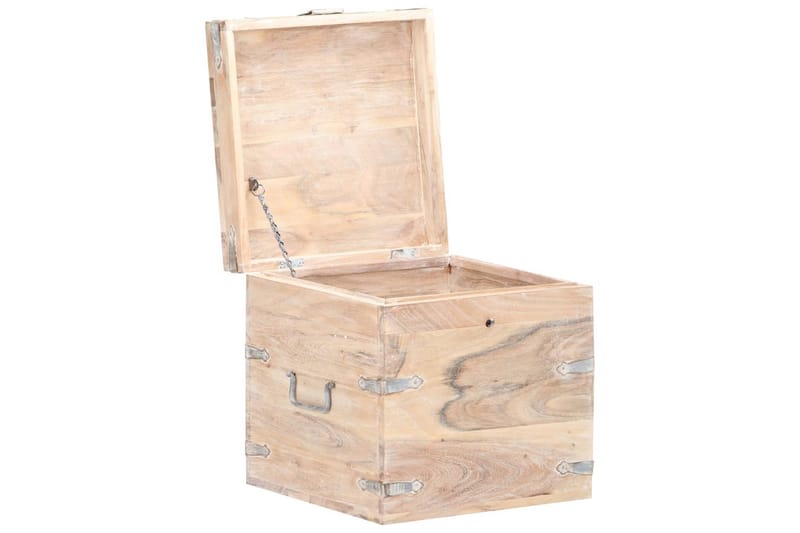 Kiste 40x40x40 cm heltre akasie - Oppbevaring - Oppbevaringsmøbler - Oppbevaringskiste