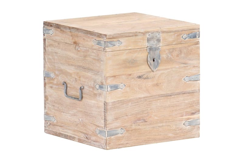 Kiste 40x40x40 cm heltre akasie - Oppbevaring - Oppbevaringsmøbler - Oppbevaringskiste