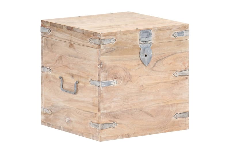 Kiste 40x40x40 cm heltre akasie - Oppbevaring - Oppbevaringsmøbler - Oppbevaringskiste