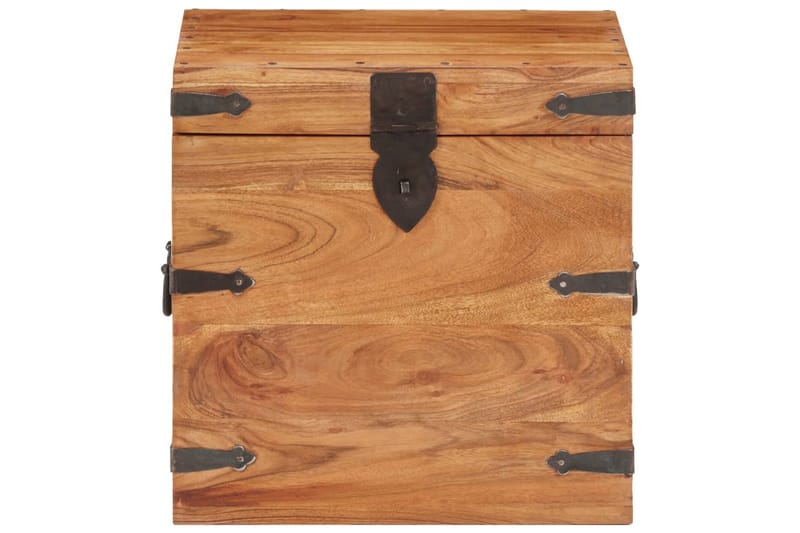 Kiste 40x40x40 cm heltre akasie - Oppbevaring - Oppbevaringsmøbler - Oppbevaringskiste