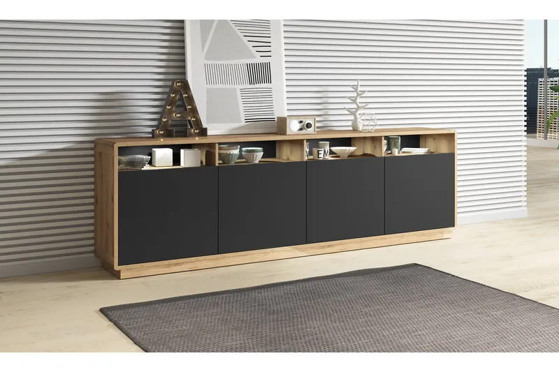 Louetta Oppbevaringskiste 238 cm - Flerfarget - Oppbevaring - Oppbevaringsmøbler - Oppbevaringskiste