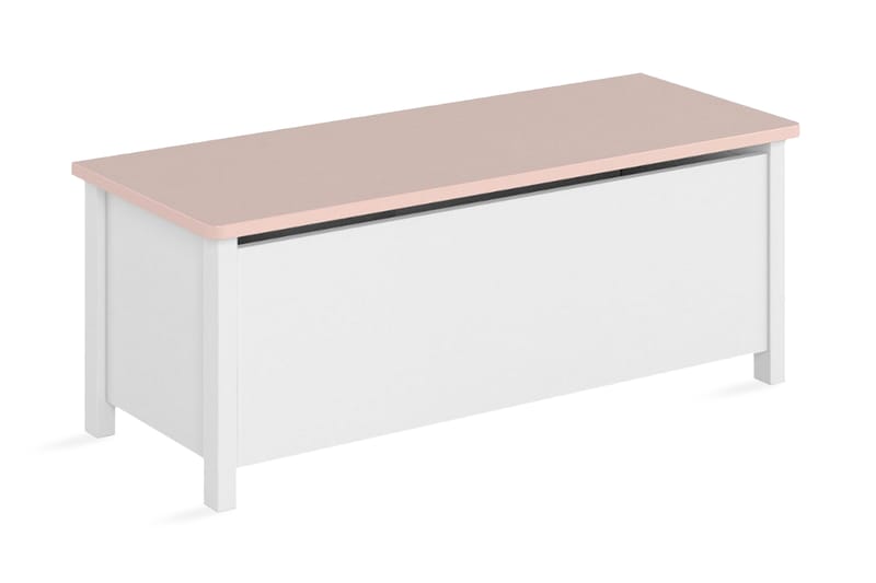 Luna Oppbevaringskiste 99x42x39 cm - Beige / Hvit - Oppbevaring - Oppbevaringsmøbler - Oppbevaringskiste