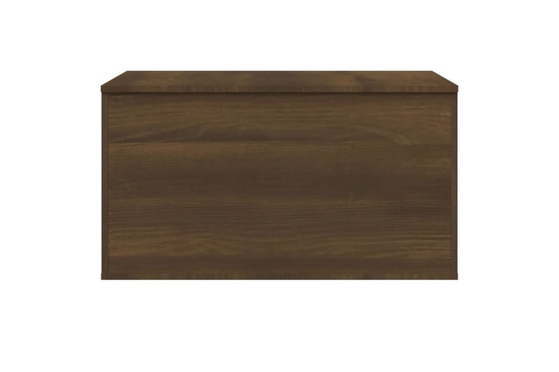 Oppbevaringskiste brun eik 84x42x46 cm konstruert tre - Brun - Oppbevaring - Oppbevaringsmøbler - Oppbevaringskiste