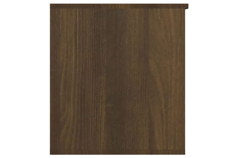 Oppbevaringskiste brun eik 84x42x46 cm konstruert tre - Brun - Oppbevaring - Oppbevaringsmøbler - Oppbevaringskiste