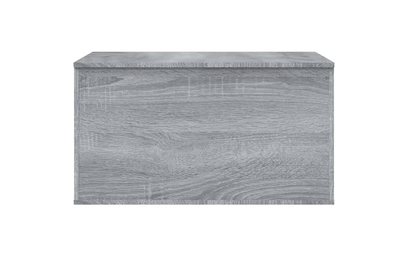 Oppbevaringskiste grå sonoma 84x42x46 cm konstruert tre - Grå - Oppbevaring - Oppbevaringsmøbler - Oppbevaringskiste