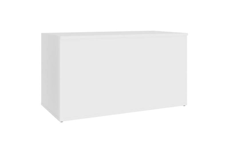 Oppbevaringskiste hvit 84x42x46 cm sponplate - Hvit - Oppbevaring - Oppbevaringsmøbler - Oppbevaringskiste