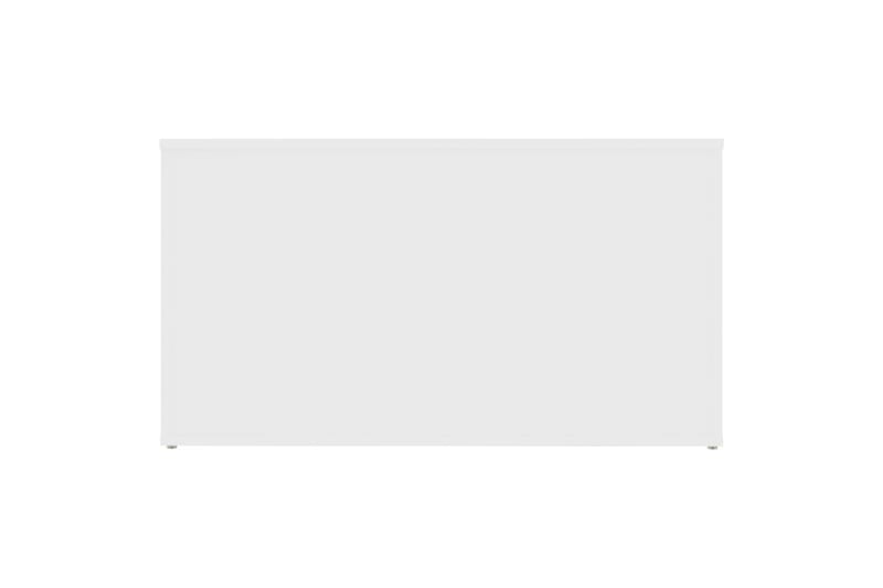 Oppbevaringskiste hvit 84x42x46 cm sponplate - Hvit - Oppbevaring - Oppbevaringsmøbler - Oppbevaringskiste