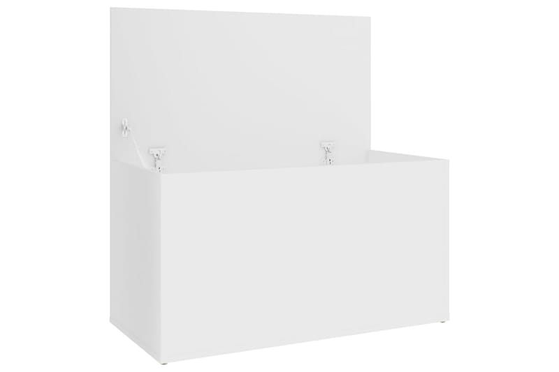 Oppbevaringskiste hvit 84x42x46 cm sponplate - Hvit - Oppbevaring - Oppbevaringsmøbler - Oppbevaringskiste