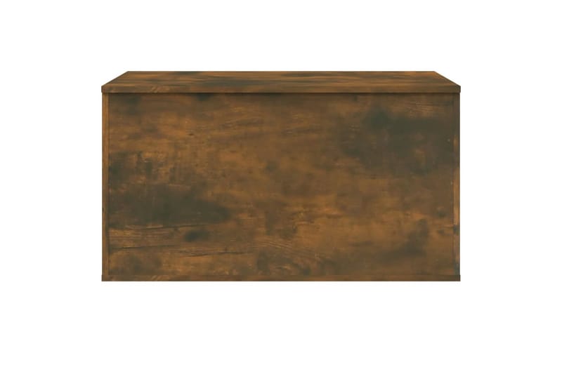 Oppbevaringskiste røkt eik 84x42x46 cm konstruert tre - Brun - Oppbevaring - Oppbevaringsmøbler - Oppbevaringskiste