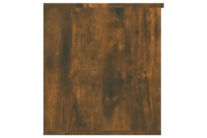 Oppbevaringskiste røkt eik 84x42x46 cm konstruert tre - Brun - Oppbevaring - Oppbevaringsmøbler - Oppbevaringskiste