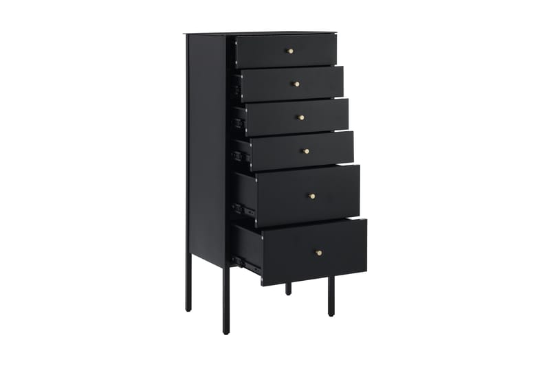 Rockvae Kommode 50 cm - Svart - Oppbevaring - Oppbevaringsmøbler - Oppbevaringskiste