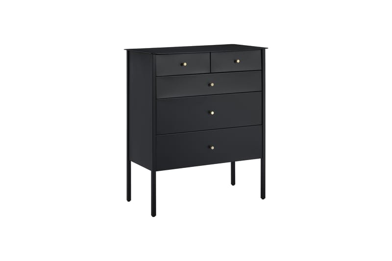 Rockvae Kommode 75 cm - Svart - Oppbevaring - Oppbevaringsmøbler - Oppbevaringskiste