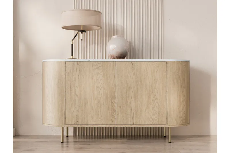 Pantego Skjenk 139x40 cm - Rosa - Oppbevaring - Oppbevaringsmøbler - Sideboard & skjenker