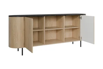 Pantego Skjenk 184x40 cm i Tre med Metallben - Brun - Oppbevaring - Oppbevaringsmøbler - Sideboard & skjenker