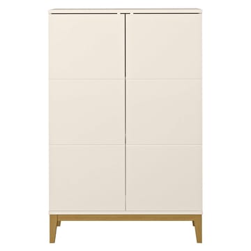 Pelle høyskap 80x121 cm - Kasjmir og eik - Oppbevaring - Oppbevaringsmøbler - Sideboard & skjenker