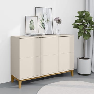 Pelle skjenk 120x85 cm - Kasjmir og eik - Oppbevaring - Oppbevaringsmøbler - Sideboard & skjenker